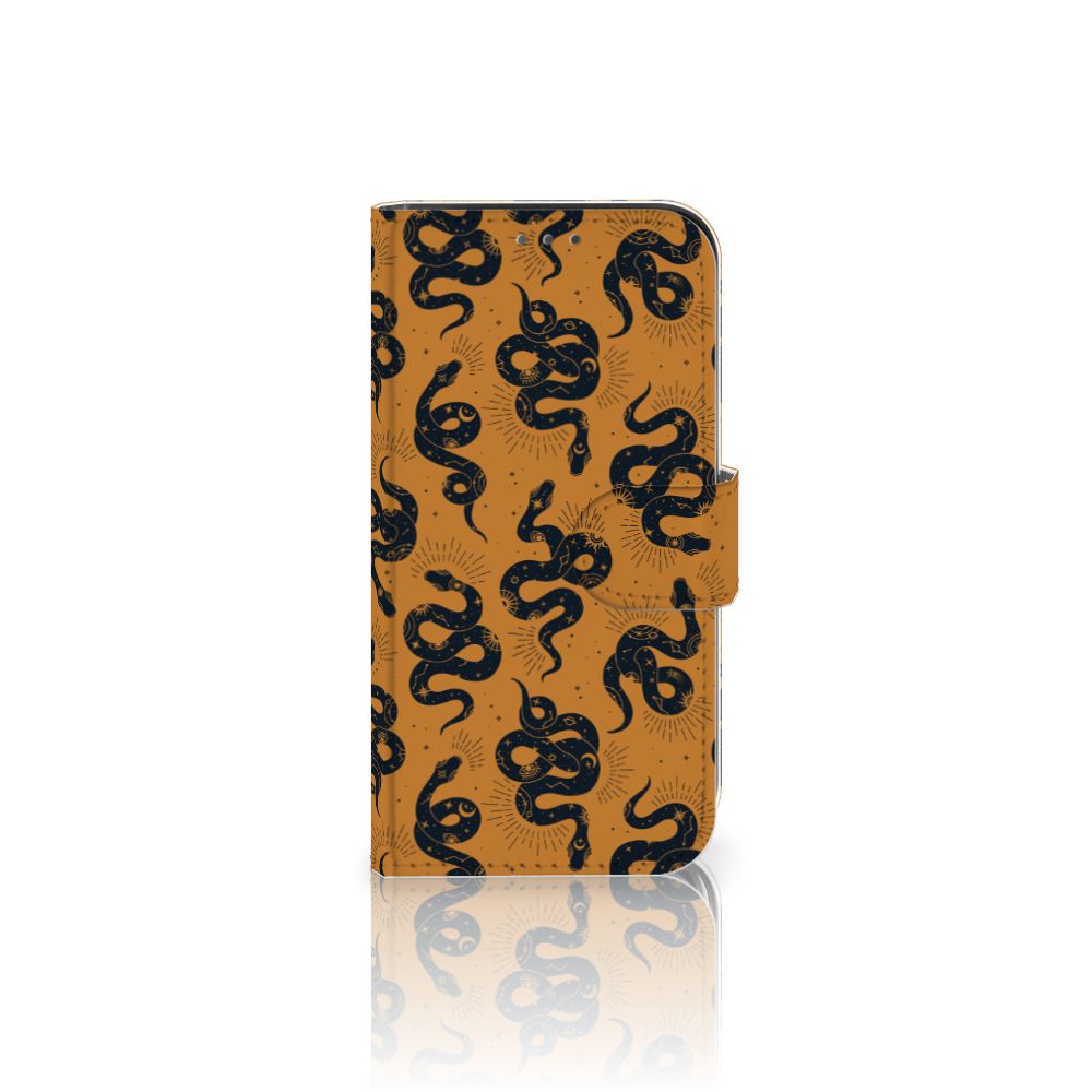 Telefoonhoesje met Pasjes voor Apple iPhone 12 Mini Snakes