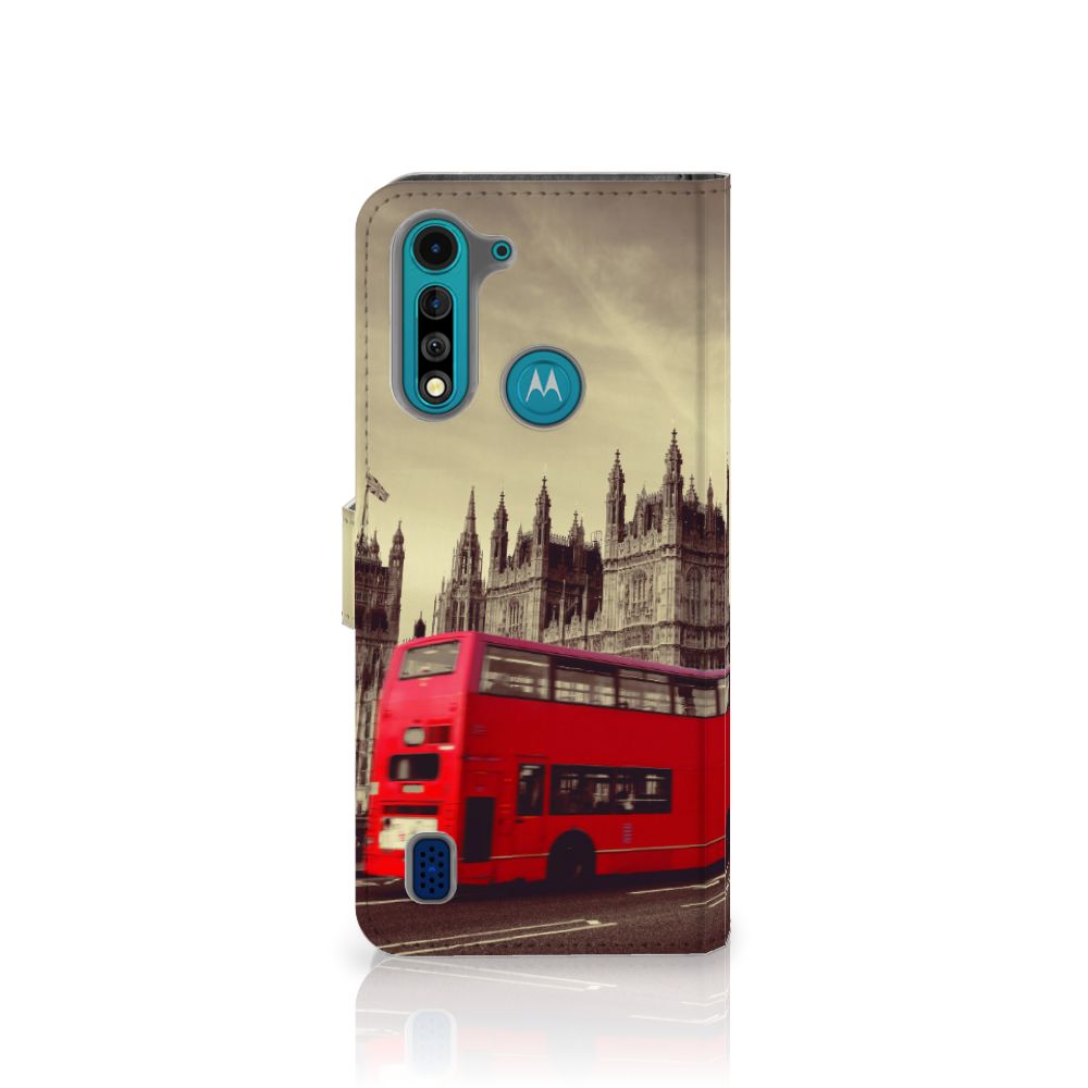 Motorola G8 Power Lite Flip Cover Londen