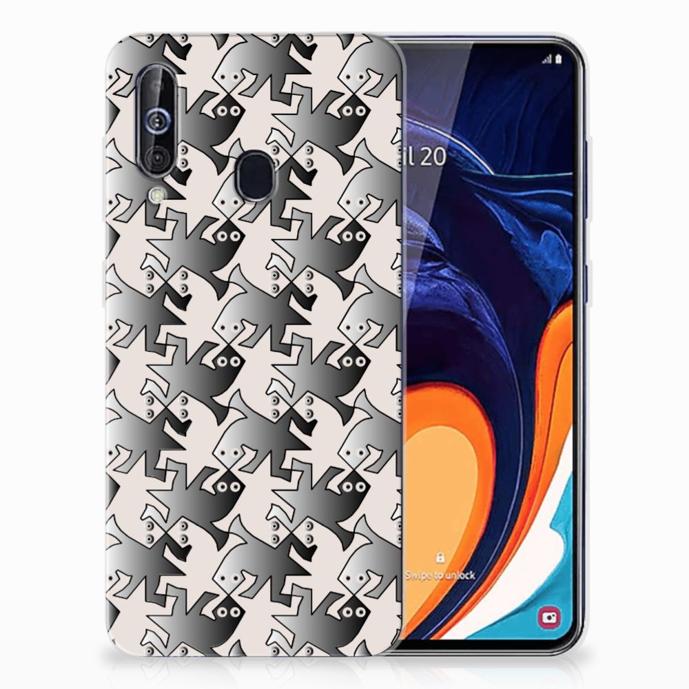 Samsung Galaxy A60 TPU Hoesje Salamander Grey