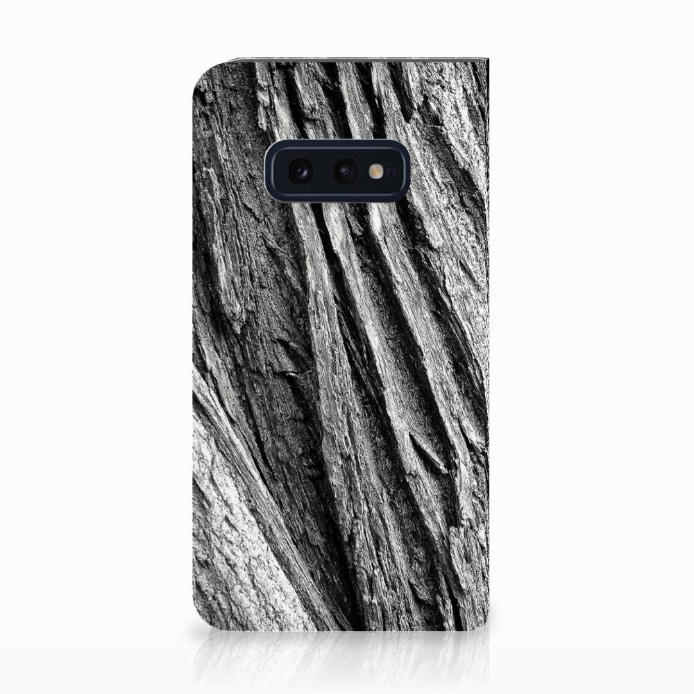Book Wallet Case Samsung Galaxy S10e Boomschors Grijs