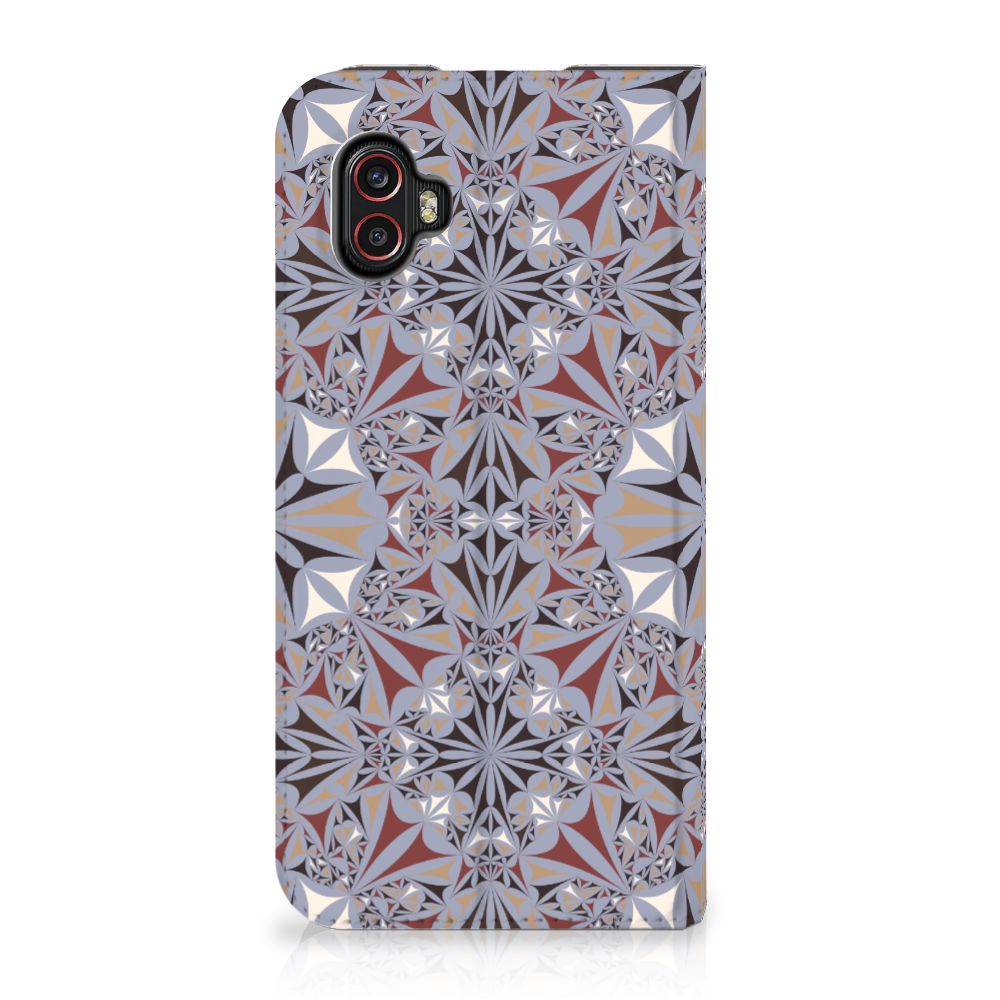 Samsung Galaxy Xcover 6 Pro Standcase Flower Tiles - B2C Telecom
