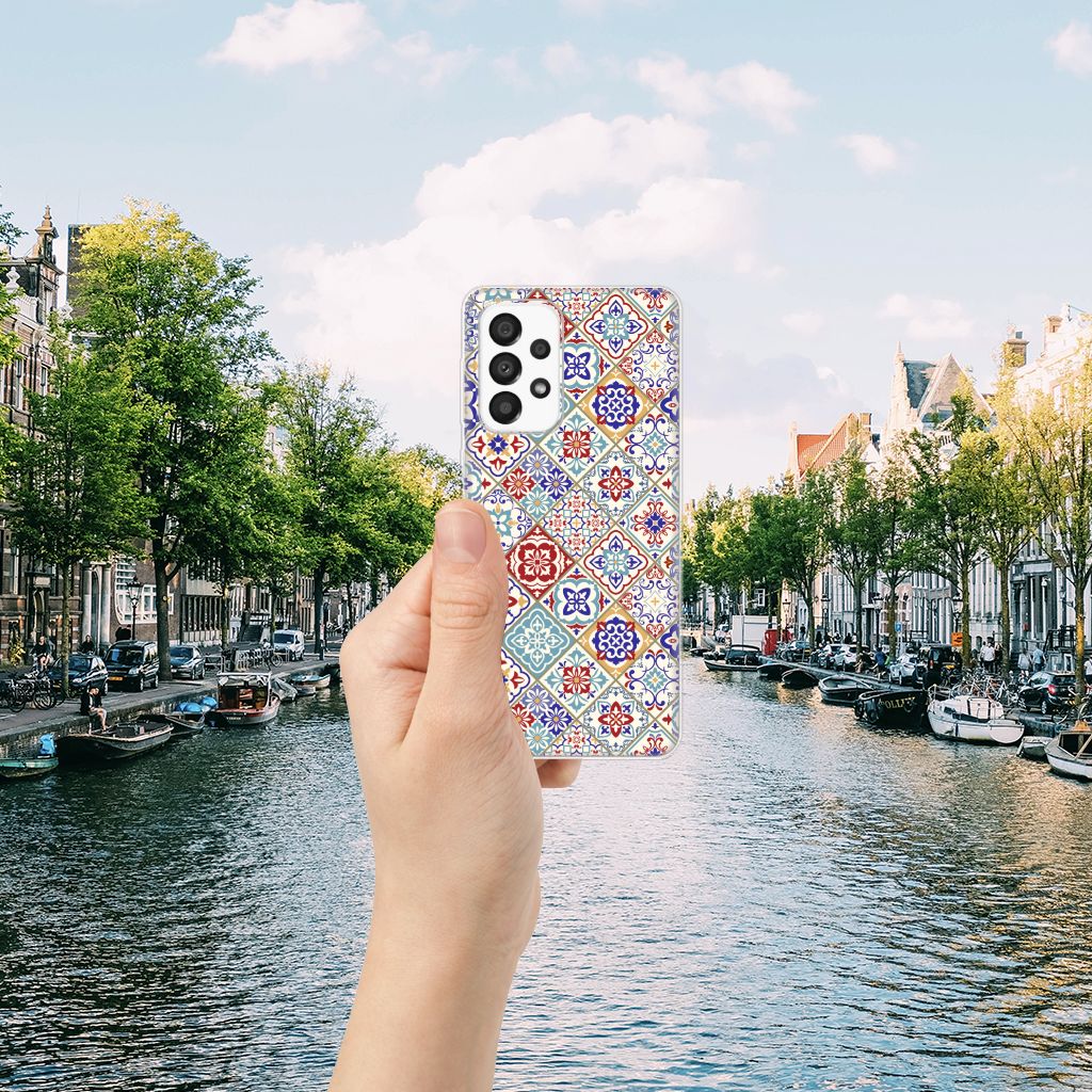 Samsung Galaxy A33 5G TPU Siliconen Hoesje Tiles Color B2C Telecom
