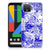 Silicone Back Case Google Pixel 4 Angel Skull Blauw B2C Telecom