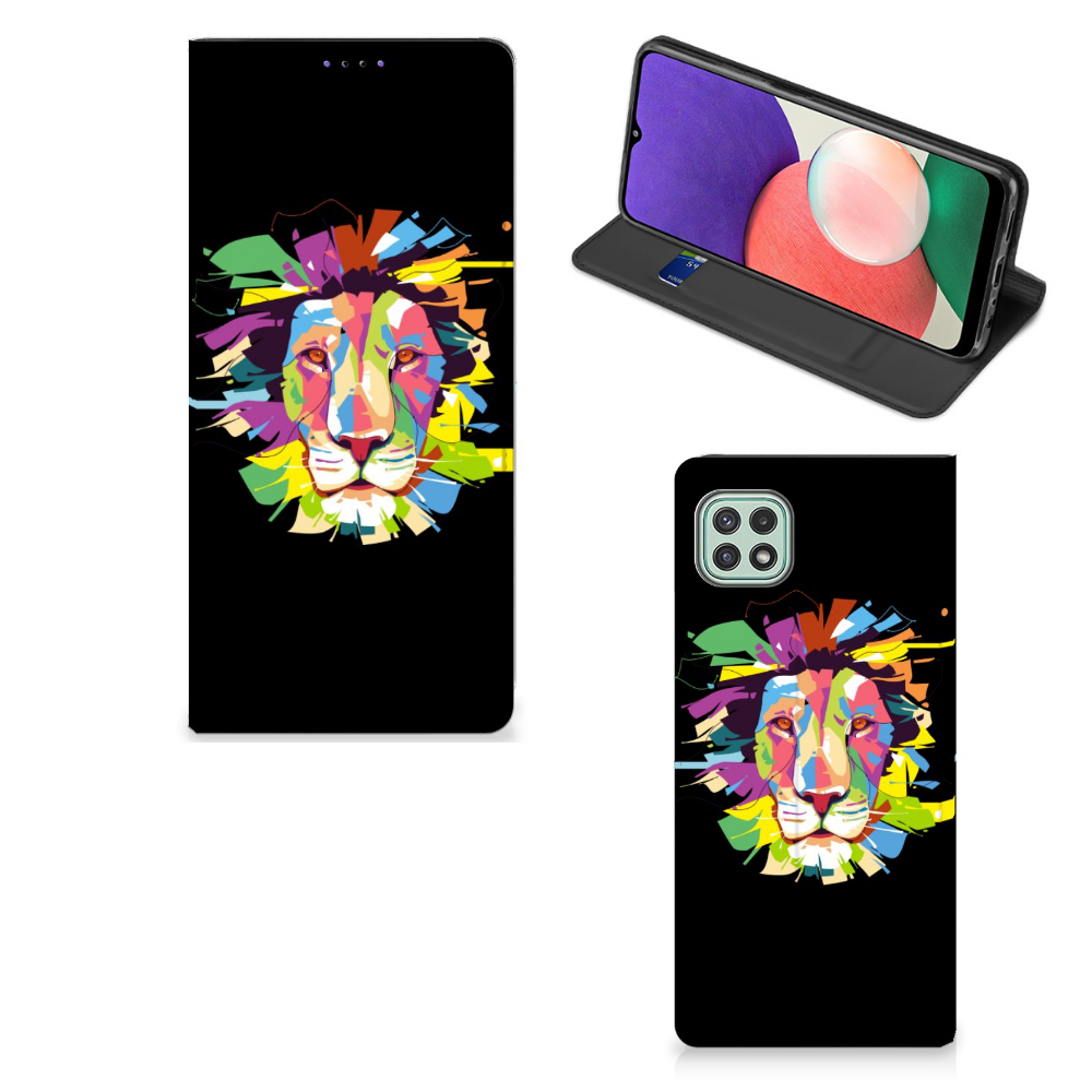 Samsung Galaxy A22 5G Magnet Case Lion Color - B2C Telecom