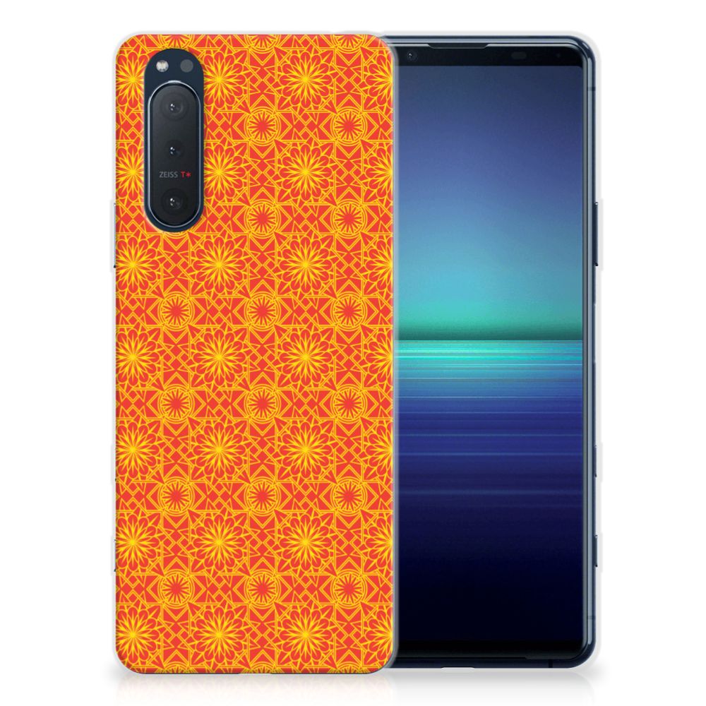 Sony Xperia 5II TPU bumper Batik Oranje