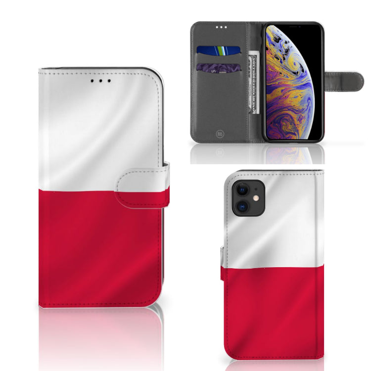 Apple iPhone 11 Bookstyle Case Polen