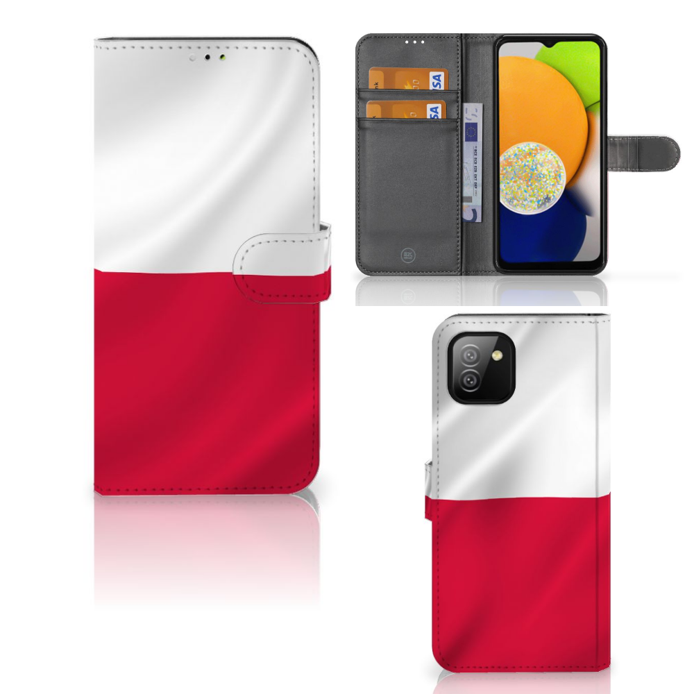 Samsung Galaxy A03 Bookstyle Case Polen