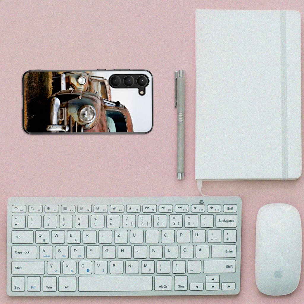 Samsung Galaxy S23 Plus Silicone Back Case Vintage Auto B2C Telecom