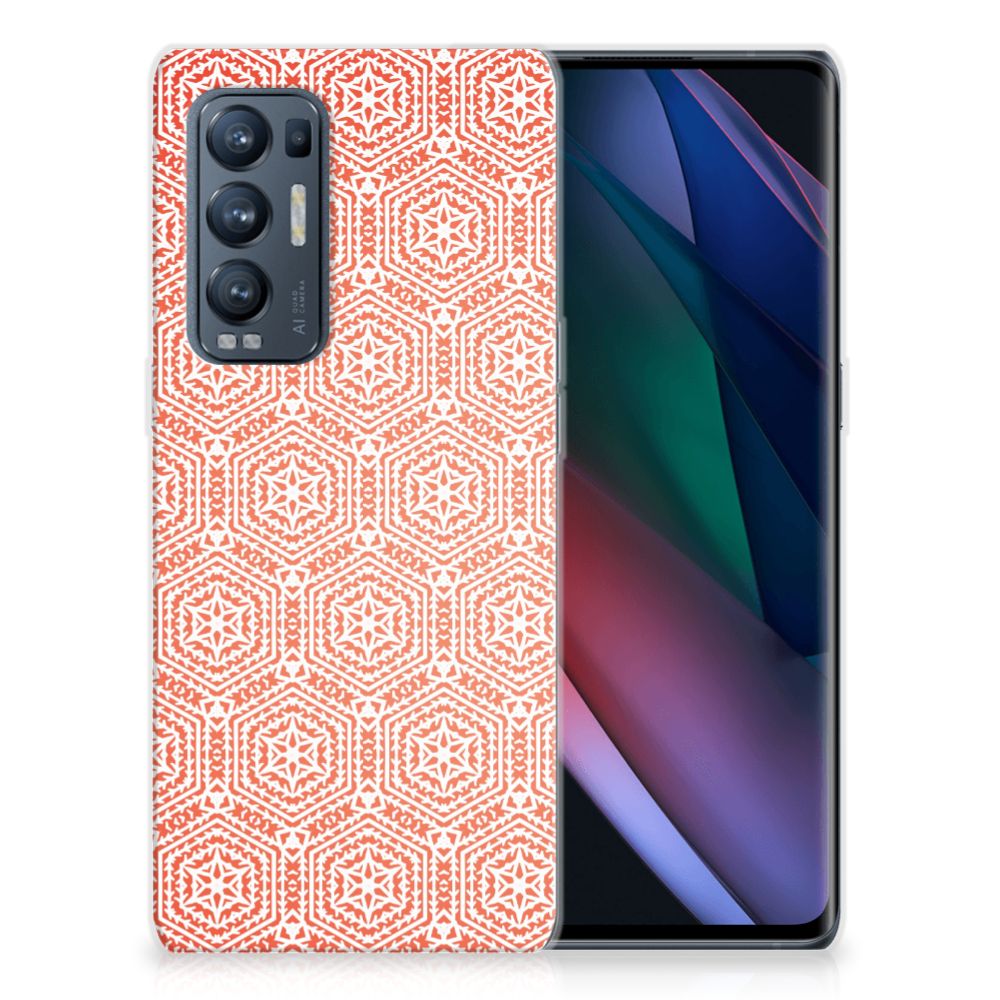 OPPO Find X3 Neo TPU bumper Pattern Orange B2C Telecom