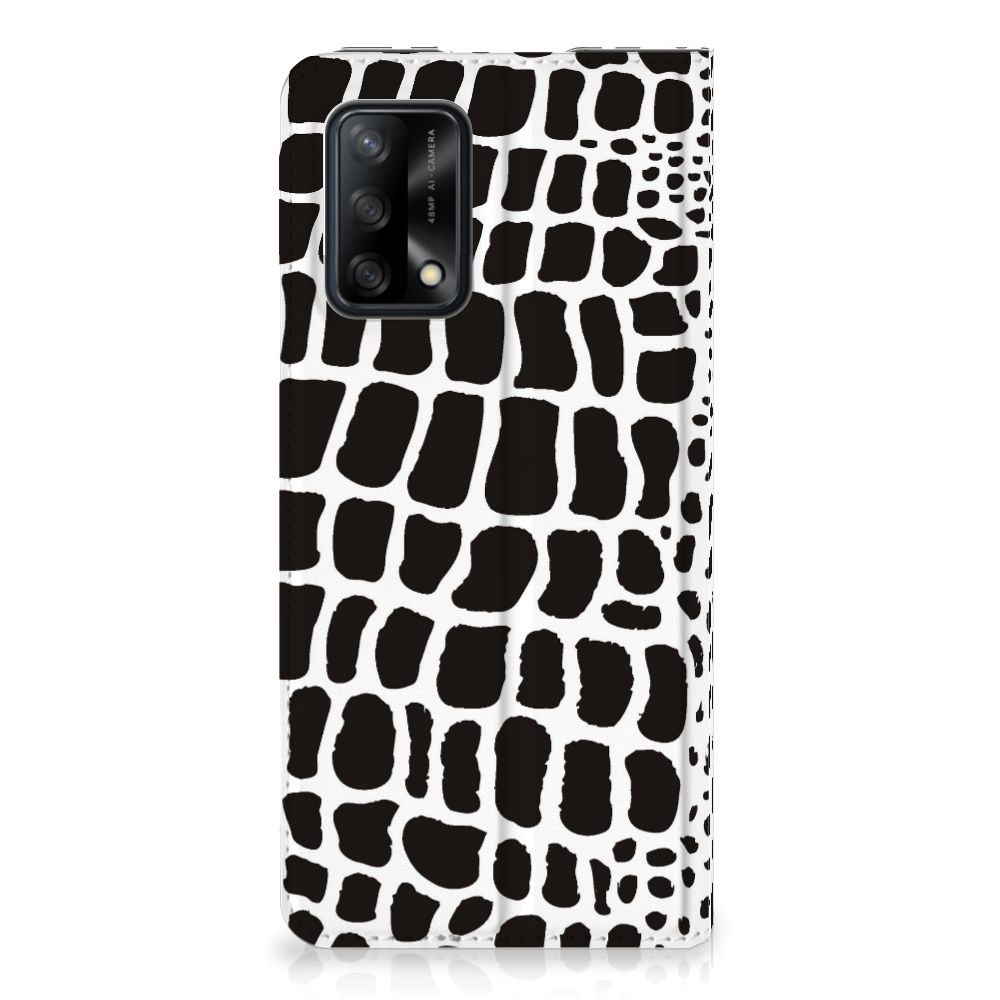 OPPO A74 4G Hoesje maken Slangenprint - B2C Telecom