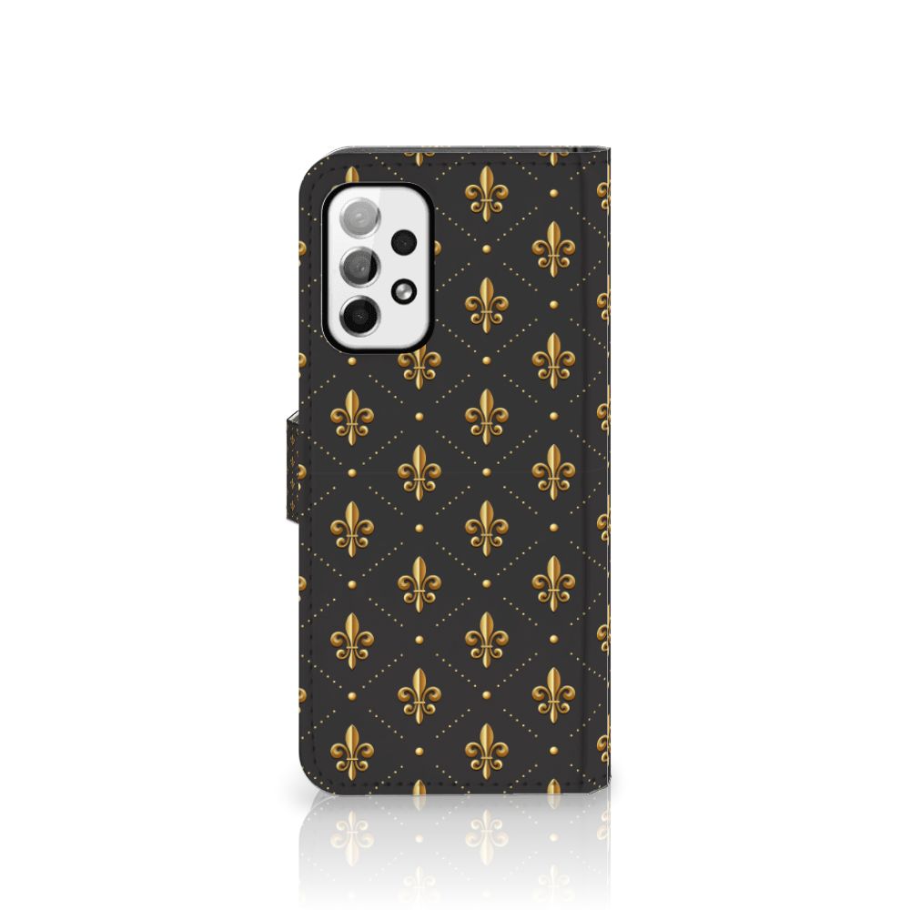 Samsung Galaxy A73 5G Telefoon Hoesje Franse Lelie