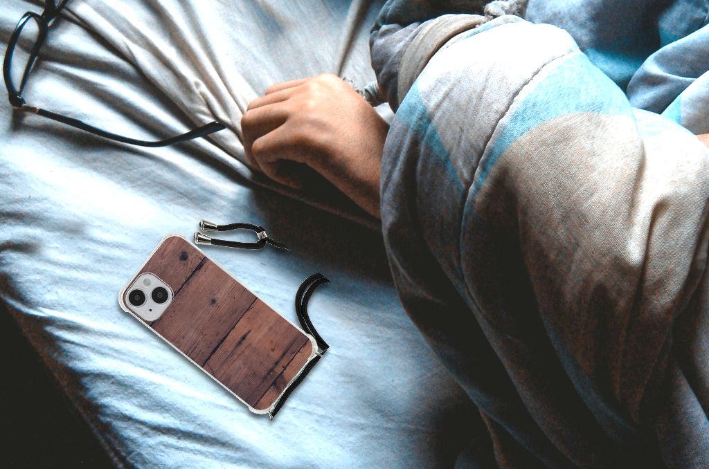 iPhone 14 Stevig Telefoonhoesje Old Wood B2C Telecom