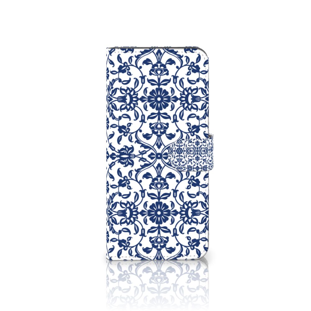 Motorola Edge 20 Lite Hoesje Flower Blue