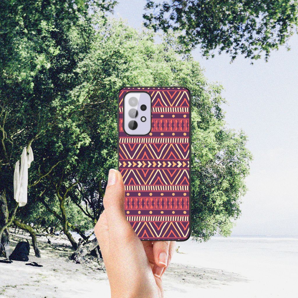 Samsung Galaxy A33 5G Back Case Aztec Paars B2C Telecom