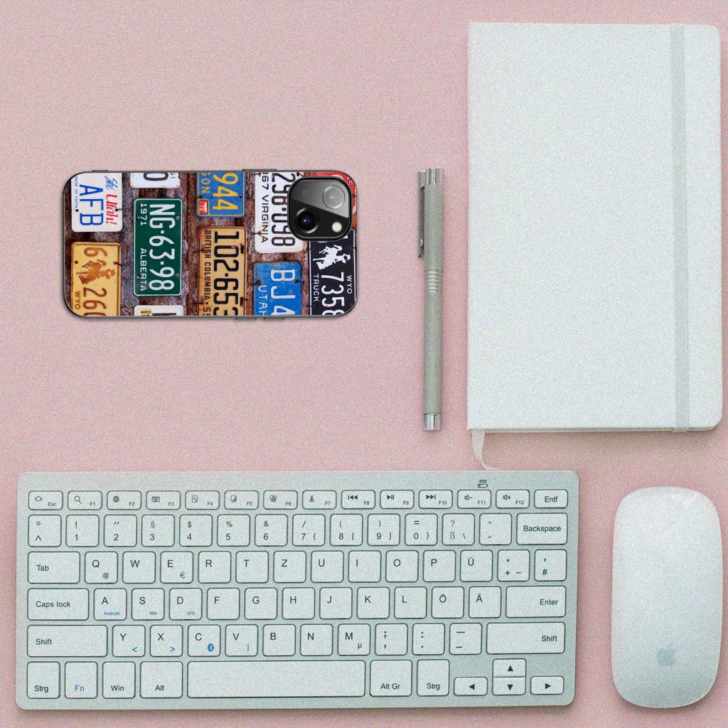 Apple iPhone 13 Silicone Back Case Kentekenplaten B2C Telecom