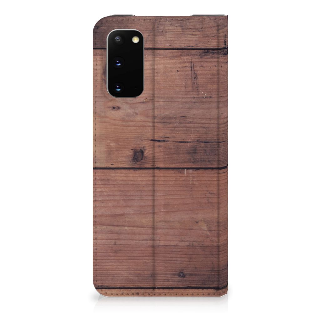 Samsung Galaxy S20 Book Wallet Case Old Wood - B2C Telecom