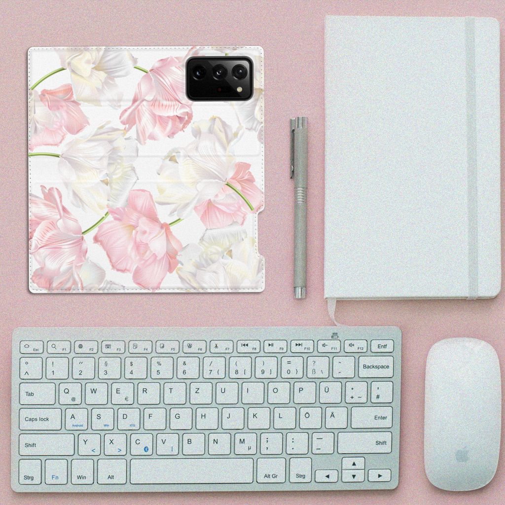 Samsung Galaxy Note 20 Ultra Smart Cover Lovely Flowers - B2C Telecom