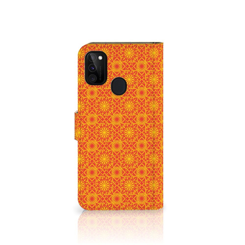 Samsung Galaxy M21 | M30s Telefoon Hoesje Batik Oranje