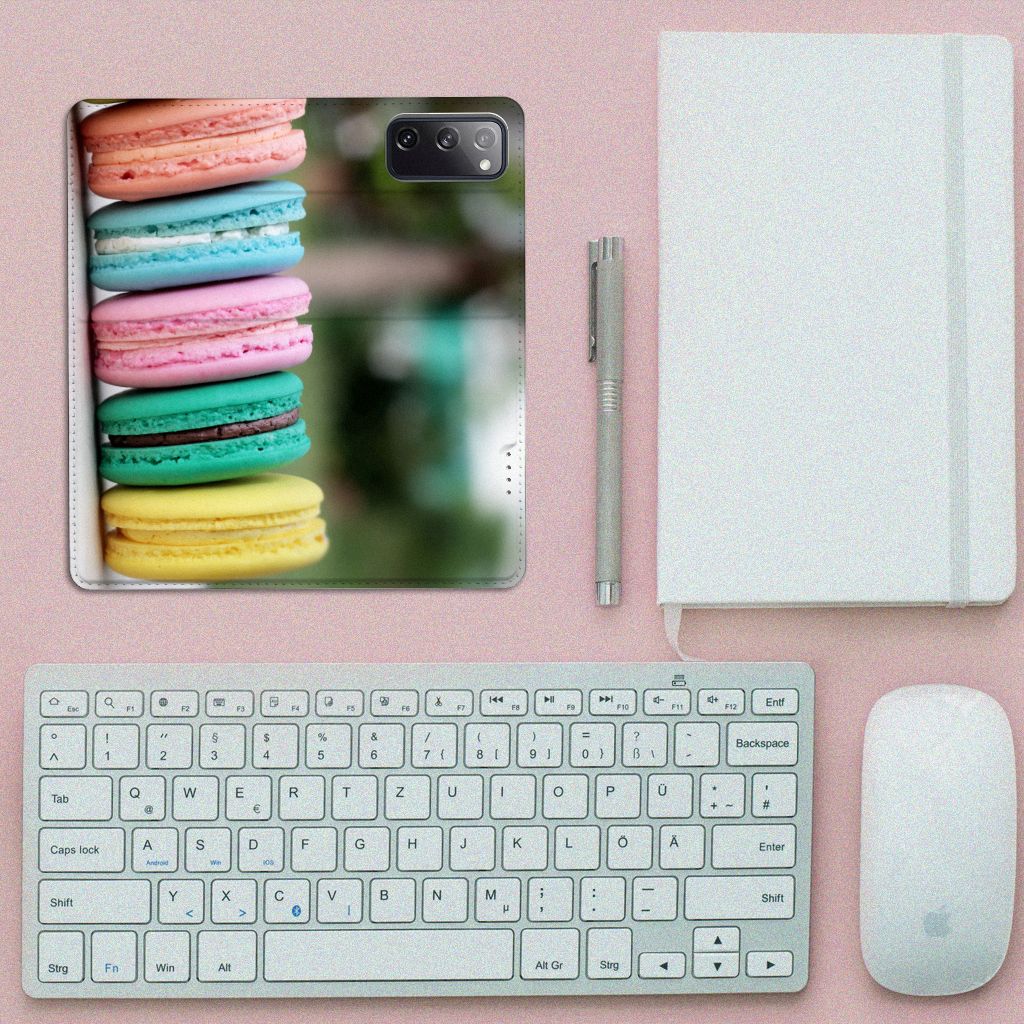 Samsung Galaxy S20 FE Flip Style Cover Macarons