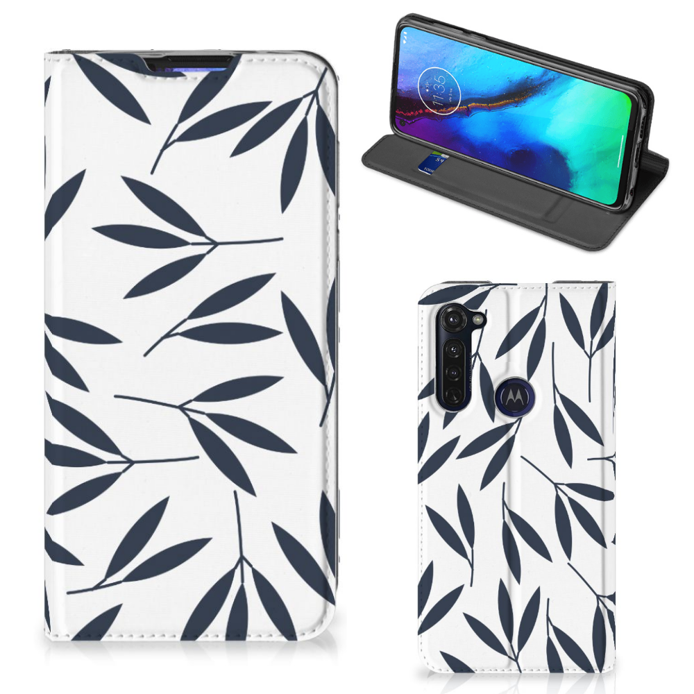 Motorola Moto G Pro Smart Cover Leaves Blue - B2C Telecom