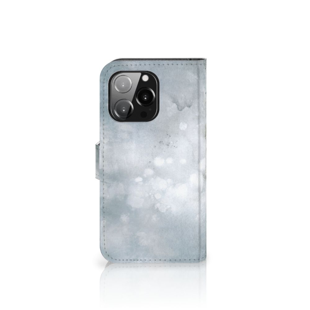 Hoesje iPhone 13 Pro Painting Grey