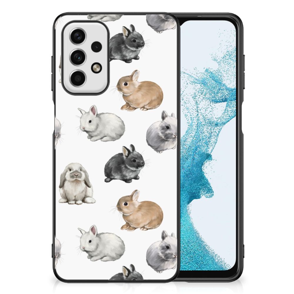 Dierenprint Telefoonhoesje voor Samsung Galaxy A23 Konijntjes B2C Telecom