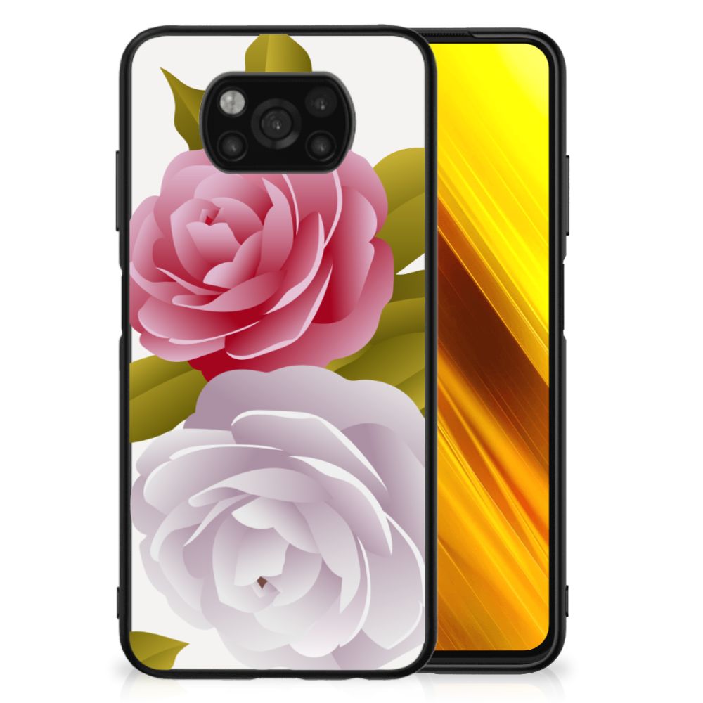 Xiaomi Poco X3 | X3 Pro Bloemen Hoesje Roses B2C Telecom