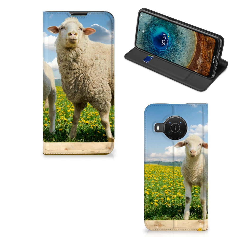 Nokia X20 | X10 Hoesje maken Schaap en Lammetje