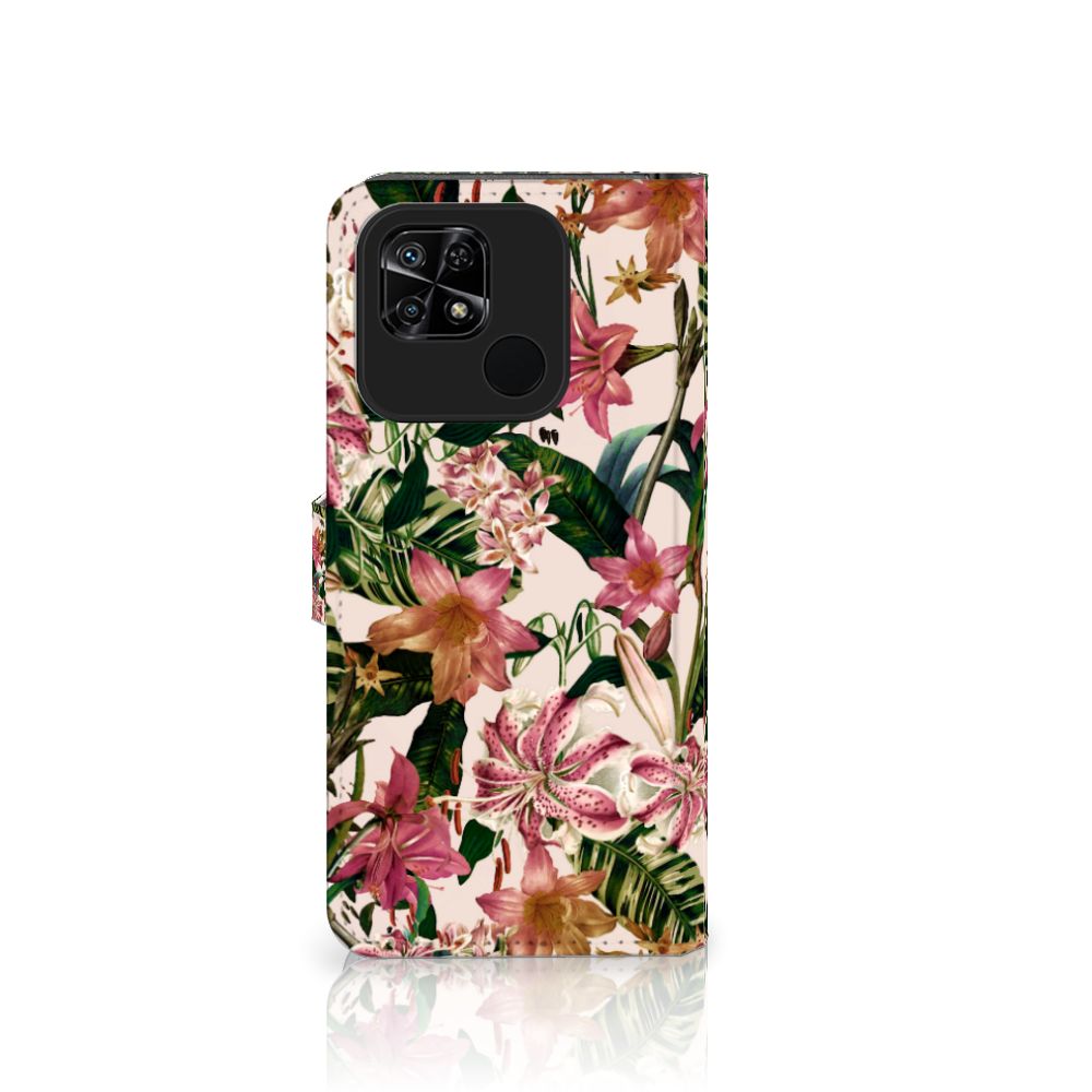 Xiaomi Redmi 10C Hoesje Flowers
