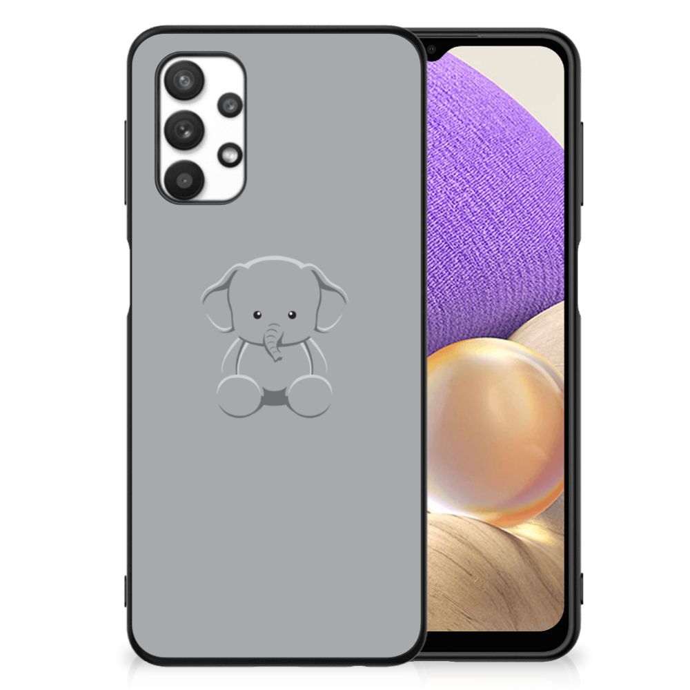 Samsung Galaxy A32 5G Hoesje Grijs Baby Olifant B2C Telecom