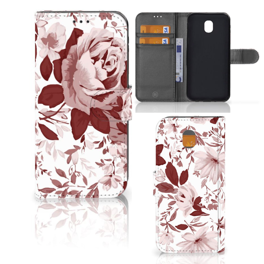 Hoesje Samsung Galaxy J5 2017 Watercolor Flowers