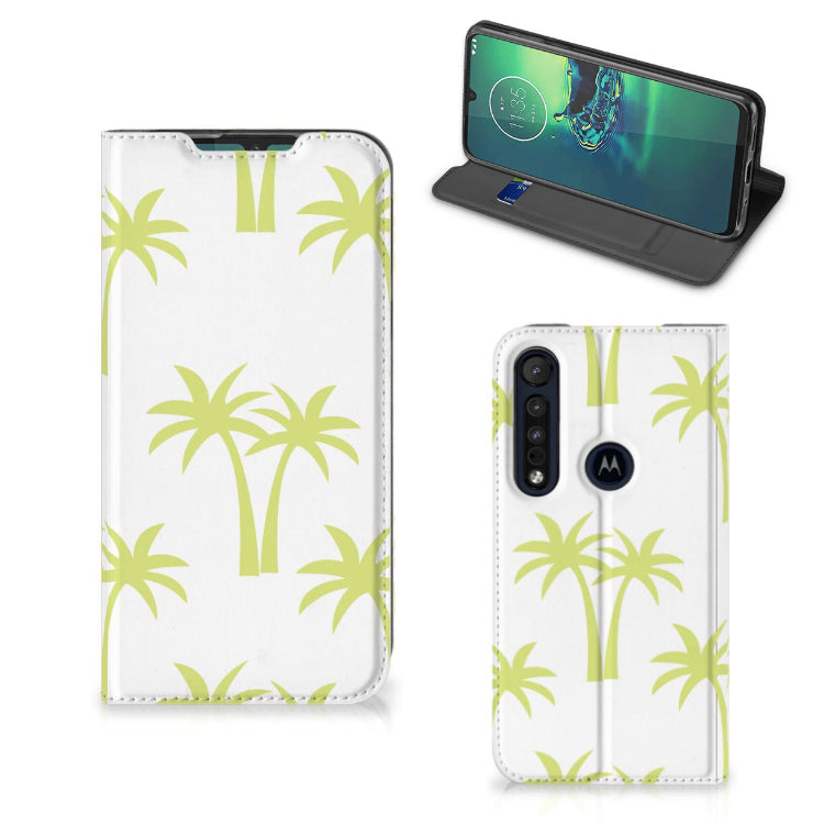 Motorola G8 Plus Smart Cover Palmtrees