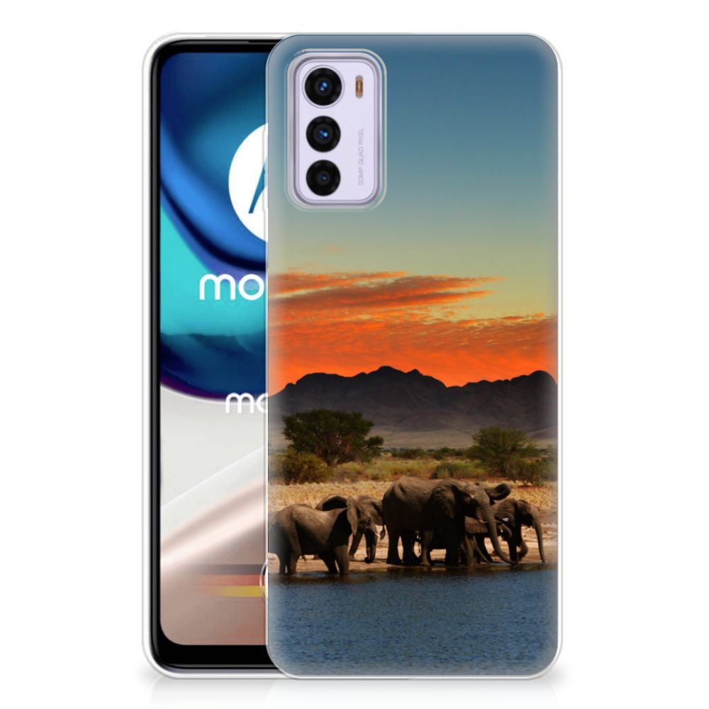 Motorola Moto G42 TPU Hoesje Olifanten B2C Telecom