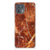 Motorola Edge 20 Lite TPU Siliconen Hoesje Marmer Bruin B2C Telecom