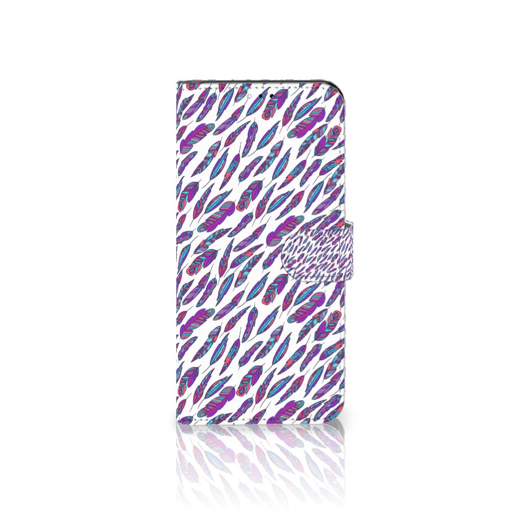 Samsung Galaxy A23 Telefoon Hoesje Feathers Color