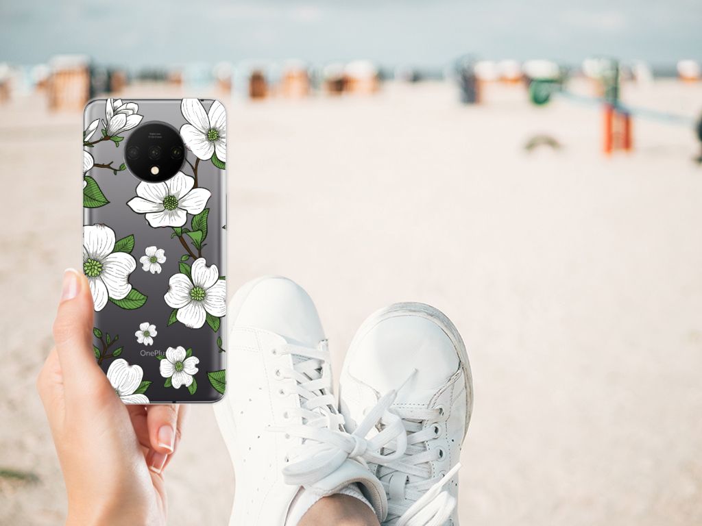 OnePlus 7T TPU Case Dogwood Flowers