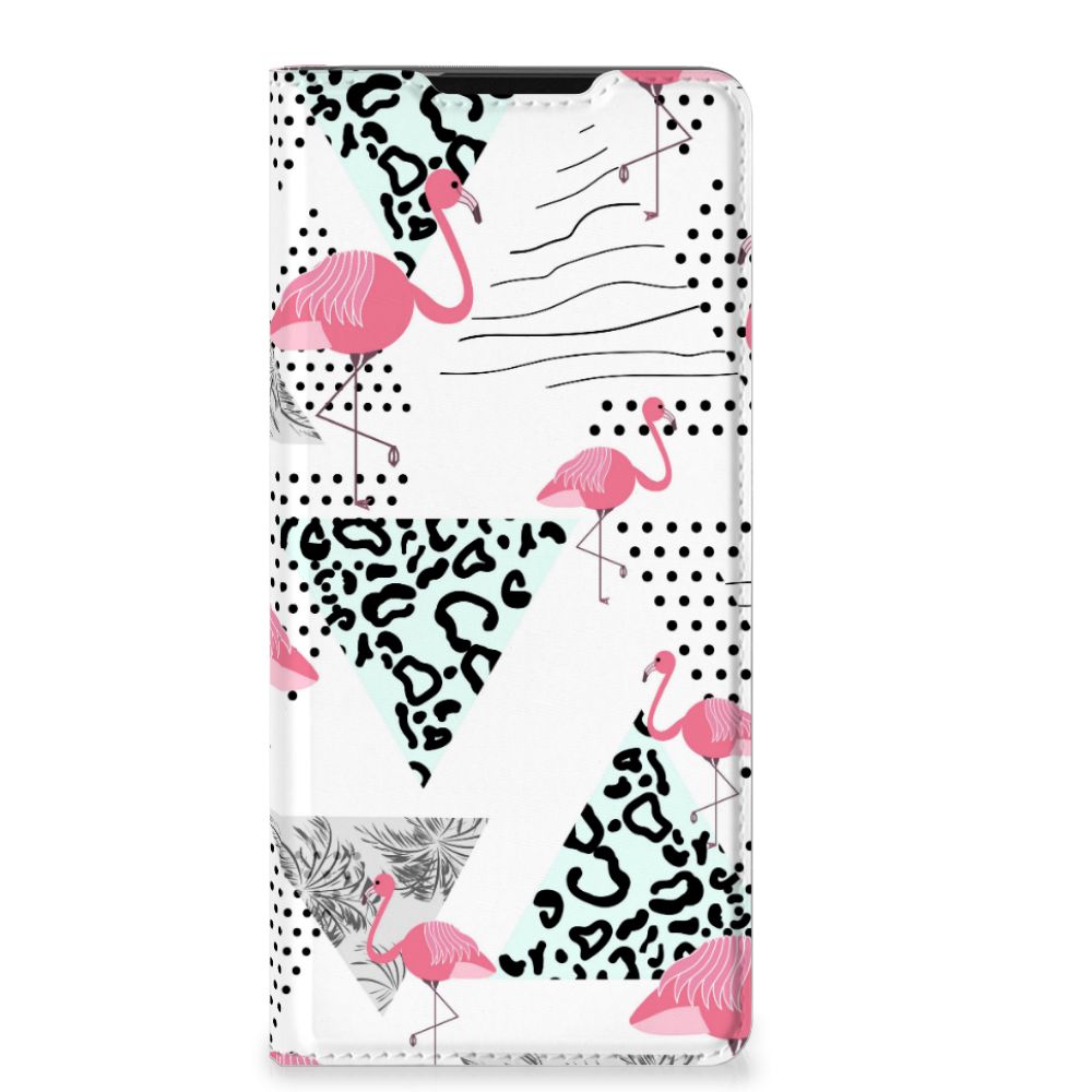 Samsung Galaxy S21 Ultra Hoesje maken Flamingo Triangle - B2C Telecom