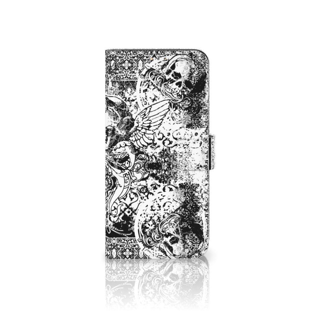 Telefoonhoesje met Naam OPPO A15 Skulls Angel