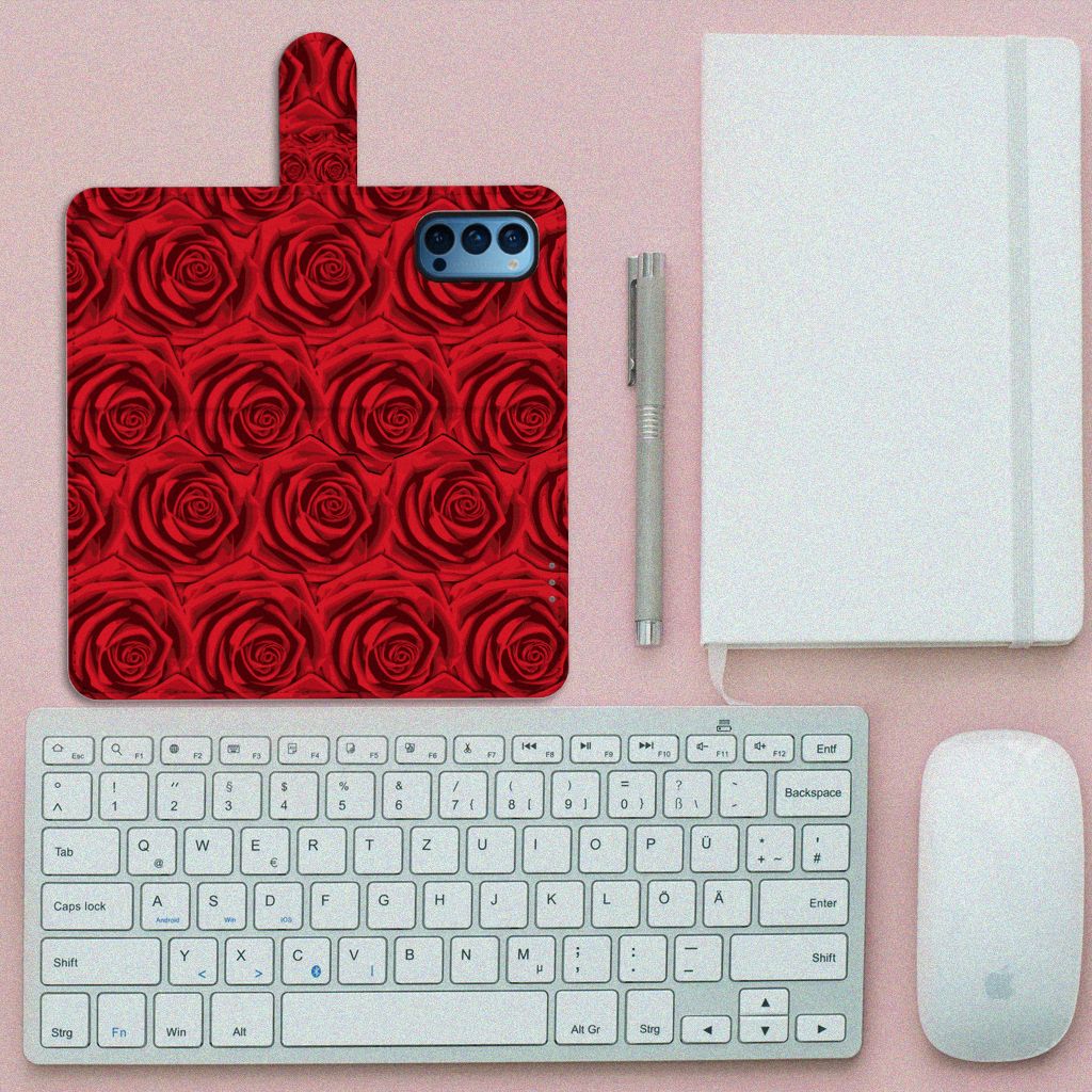 OPPO Reno 4 Pro 5G Hoesje Red Roses