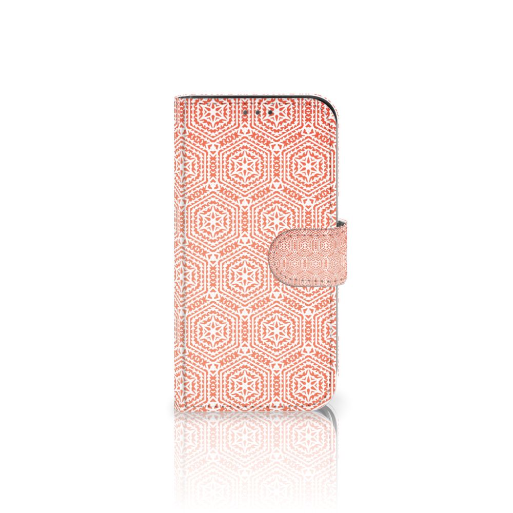 Apple iPhone 12 Mini Telefoon Hoesje Pattern Orange