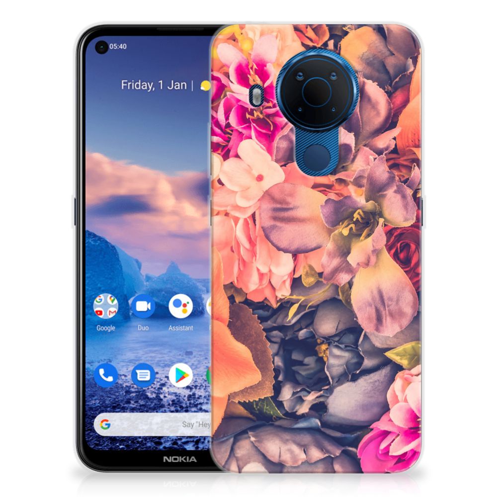 Nokia 5.4 TPU Case Bosje Bloemen