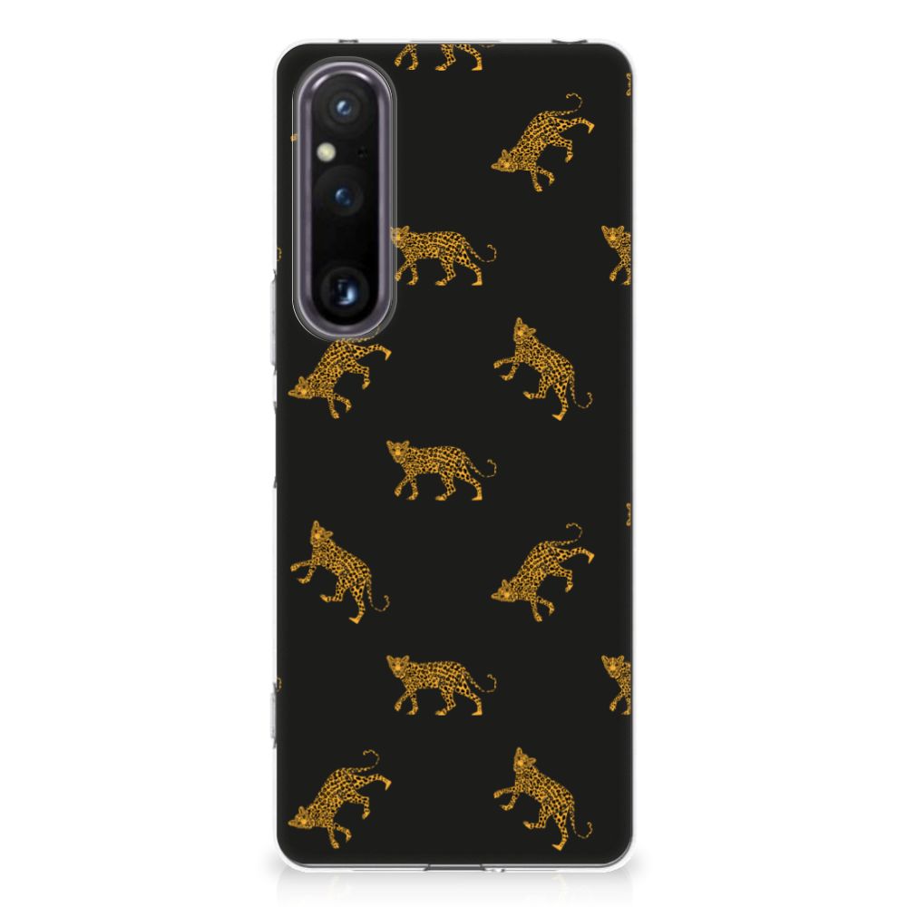 TPU Hoesje voor Sony Xperia 1 V Leopards