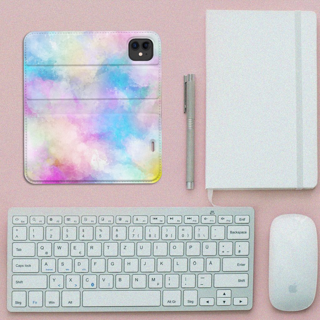Bookcase Apple iPhone 11 Watercolor Light