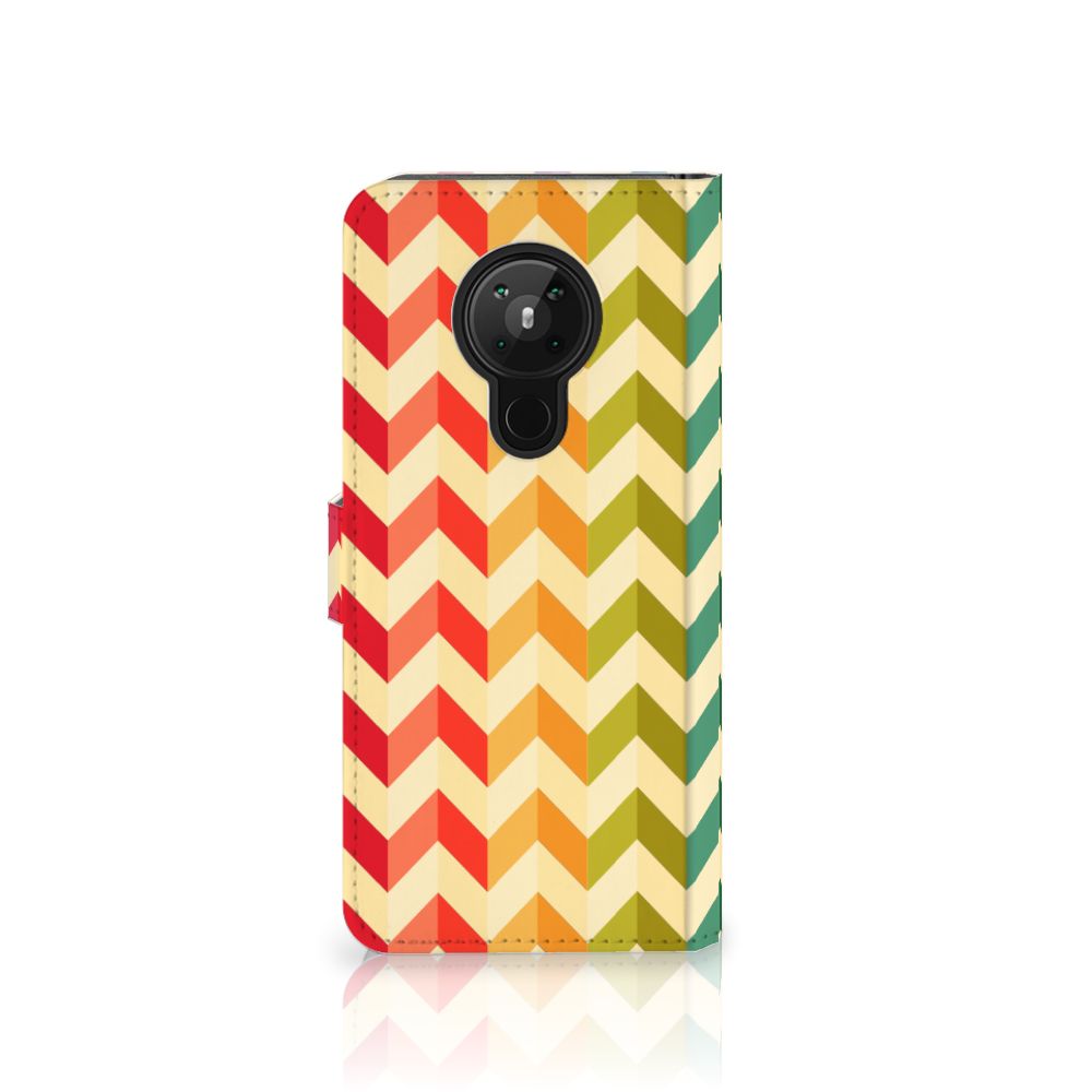 Nokia 5.3 Telefoon Hoesje Zigzag Multi Color