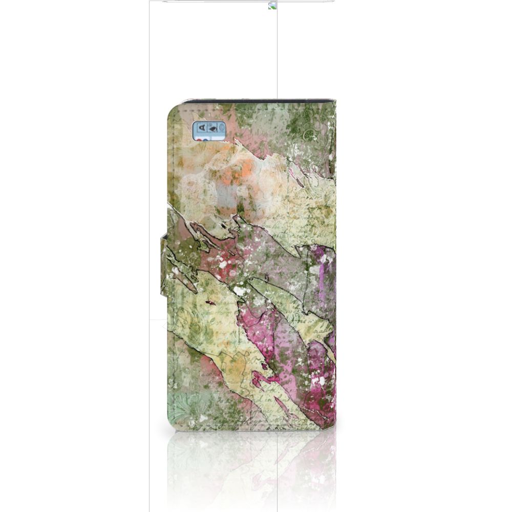 Hoesje Huawei Ascend P8 Lite Letter Painting