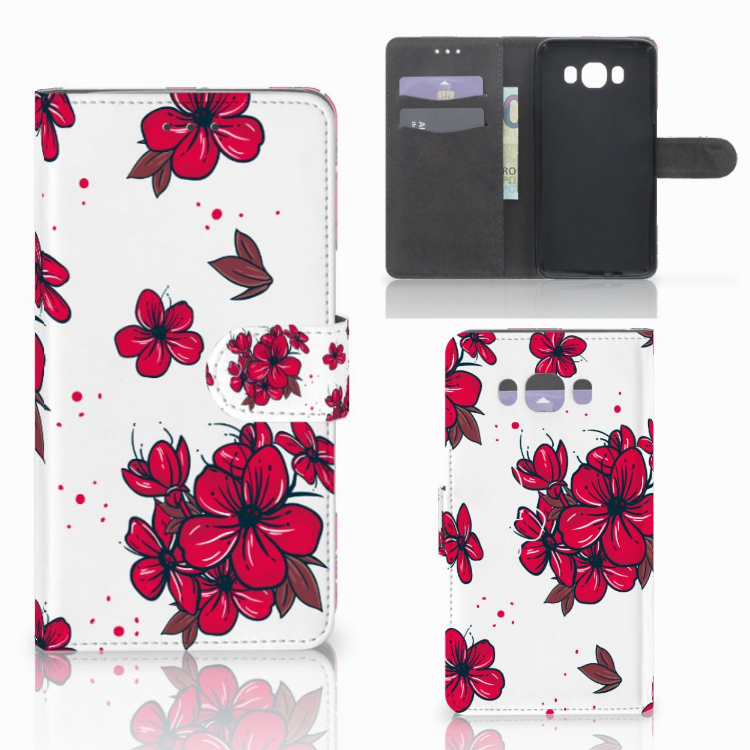 Samsung Galaxy J7 2016 Hoesje Blossom Red