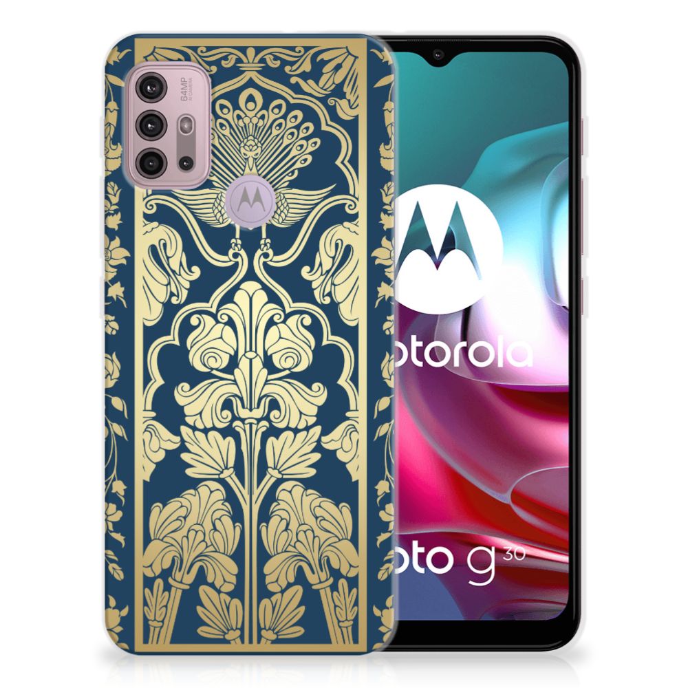 Motorola Moto G30 | G10 TPU Case Beige Flowers