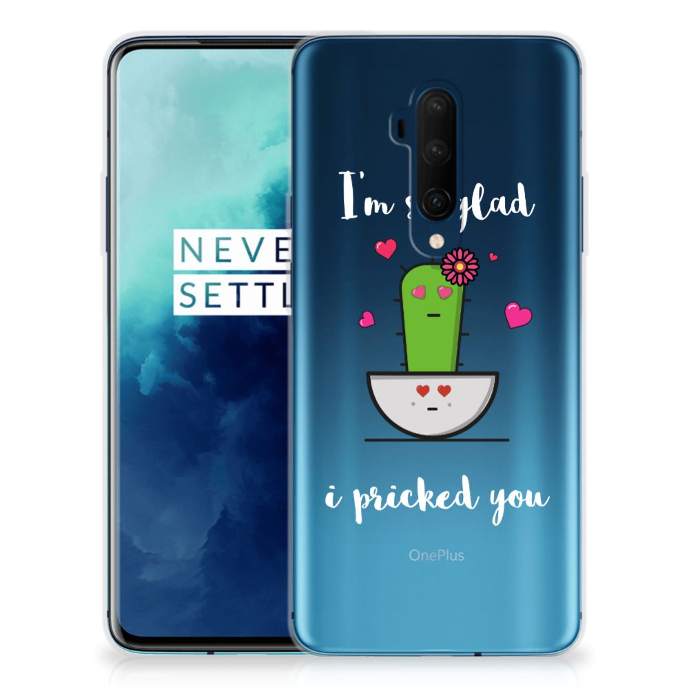 OnePlus 7T Pro Telefoonhoesje met Naam Cactus Glad