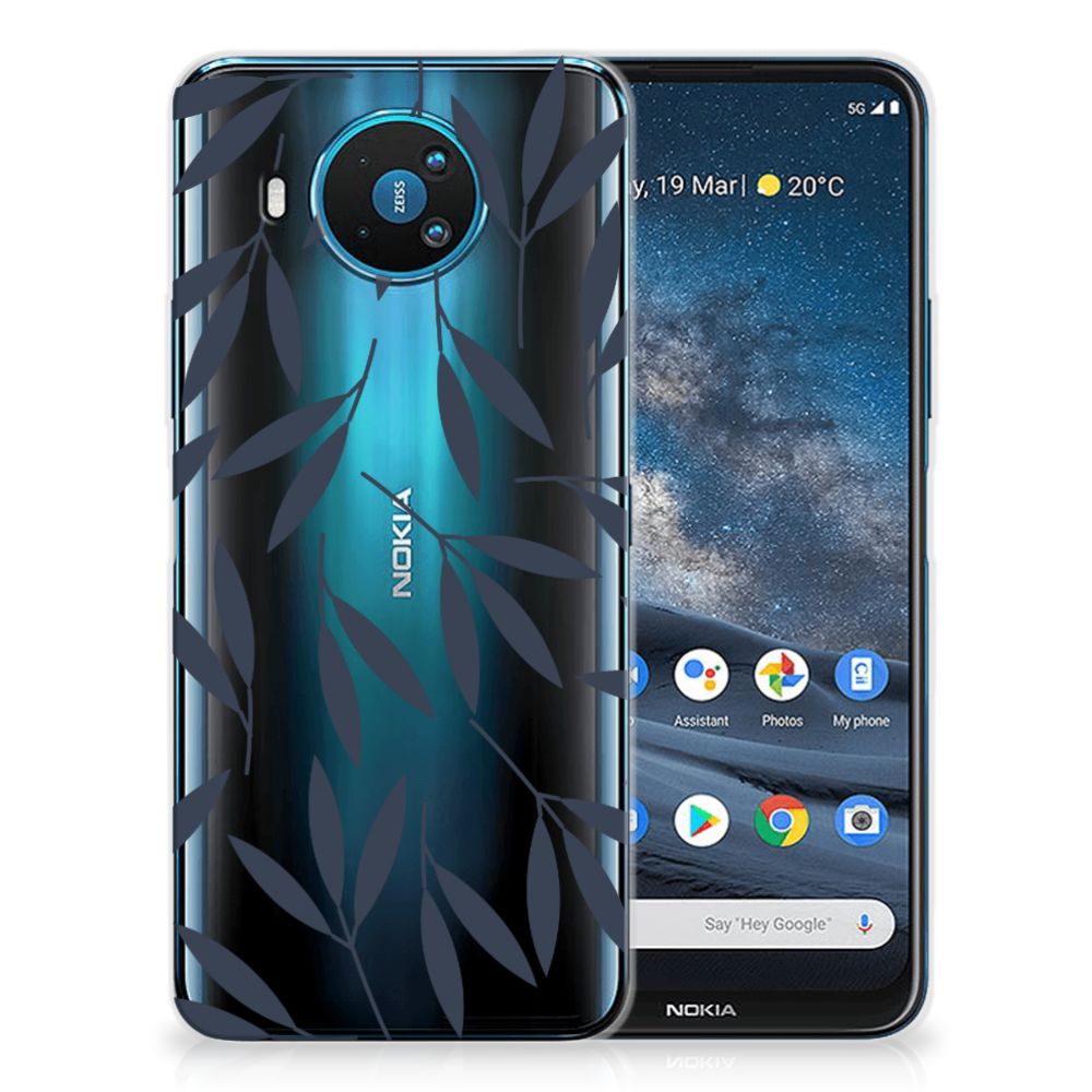 Nokia 8.3 TPU Case Leaves Blue