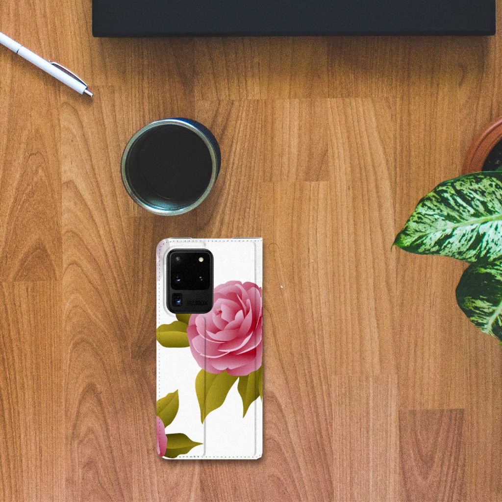 Samsung Galaxy S20 Ultra Smart Cover Roses - B2C Telecom